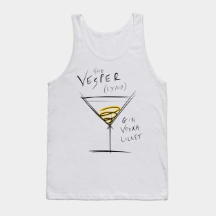 The Vesper Martini James Bond Tank Top